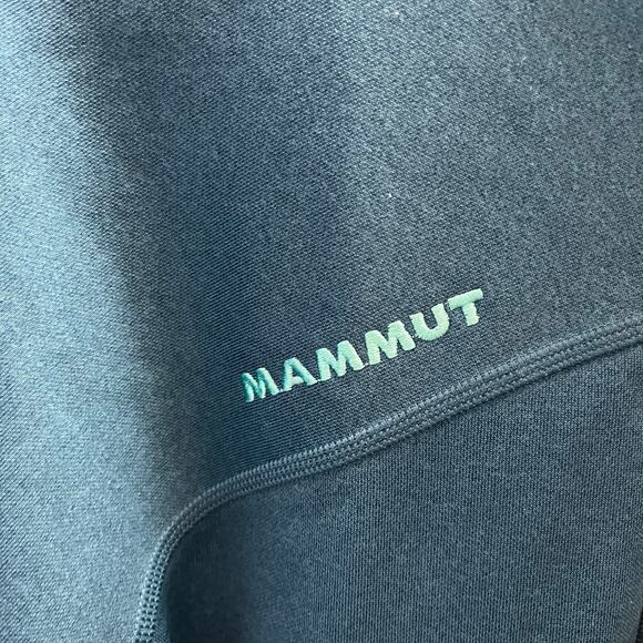 Mammut Women’s Performance Fleece Jacket Small Teal Full Zip Hiking Midlayer - Picture 5 of 8